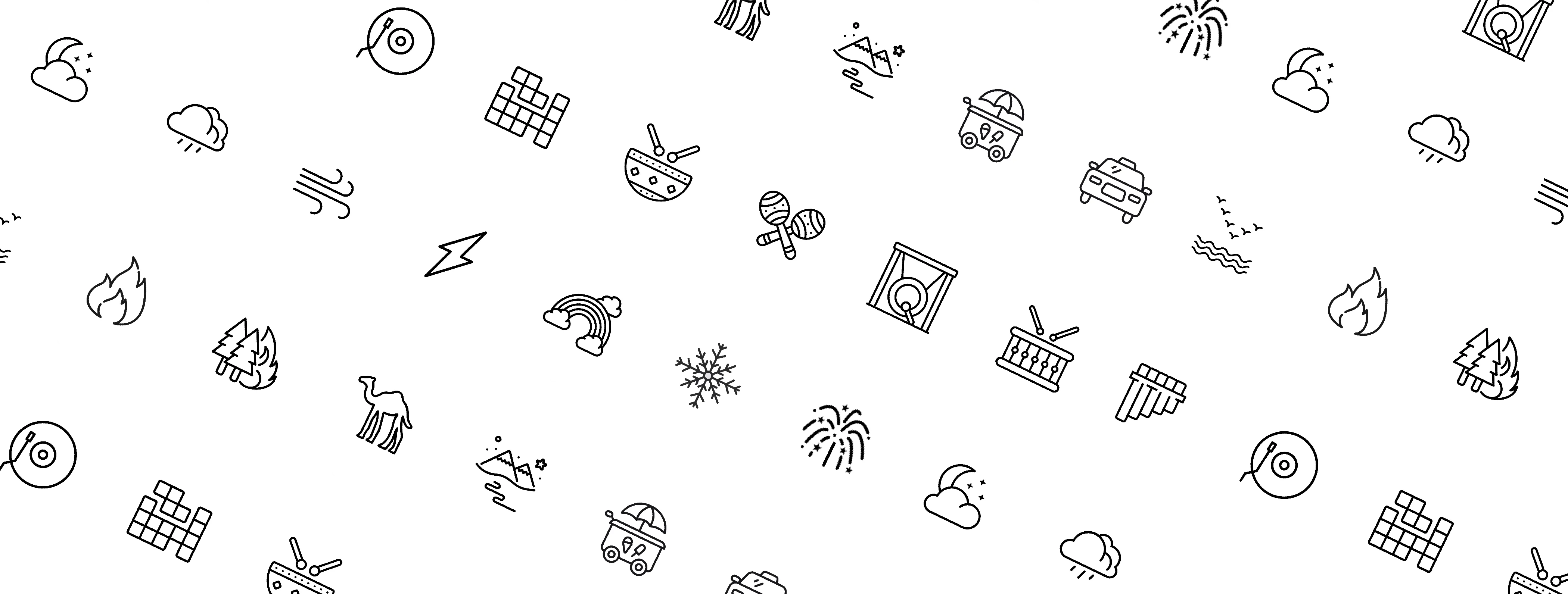 icônes de l'application